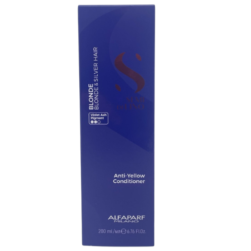Alfaparf Semi Di Lino Anti-Yellow Conditioner 6.76 Oz For Blonde & Silver Hair