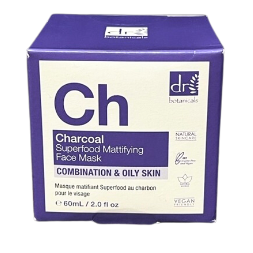 Dr. Botanicals Charcoal Superfood Mattifying Face Mask 60 mL/ 2.0 fl Oz