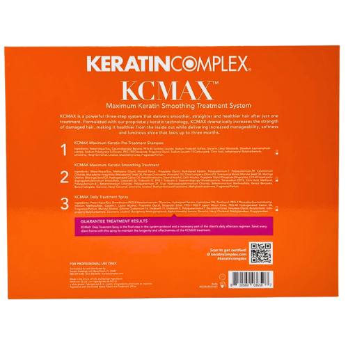 Keratin Complex KCMAX Maximum Keratin Smoothing System Kit 4 Oz