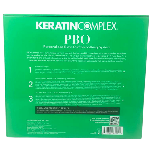Keratin Complex PBO Personalized Blow Out Smoothing System Kit