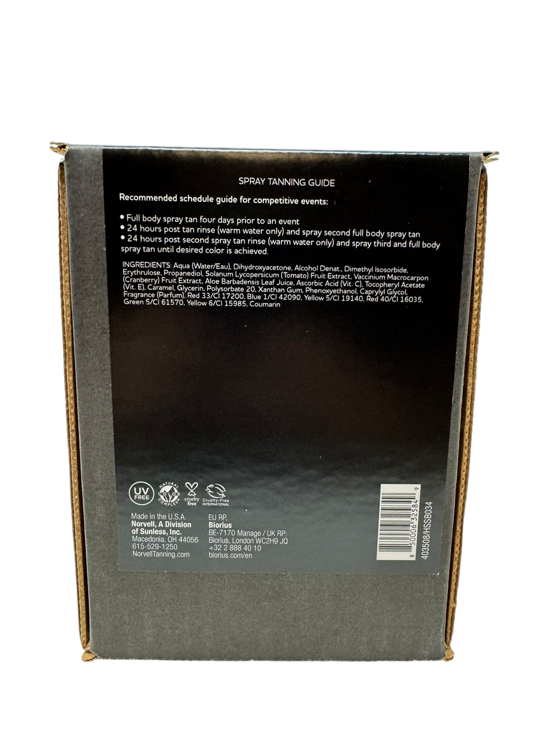 Norvell Competition Tan Handheld Spray Tan Solution 34 oz