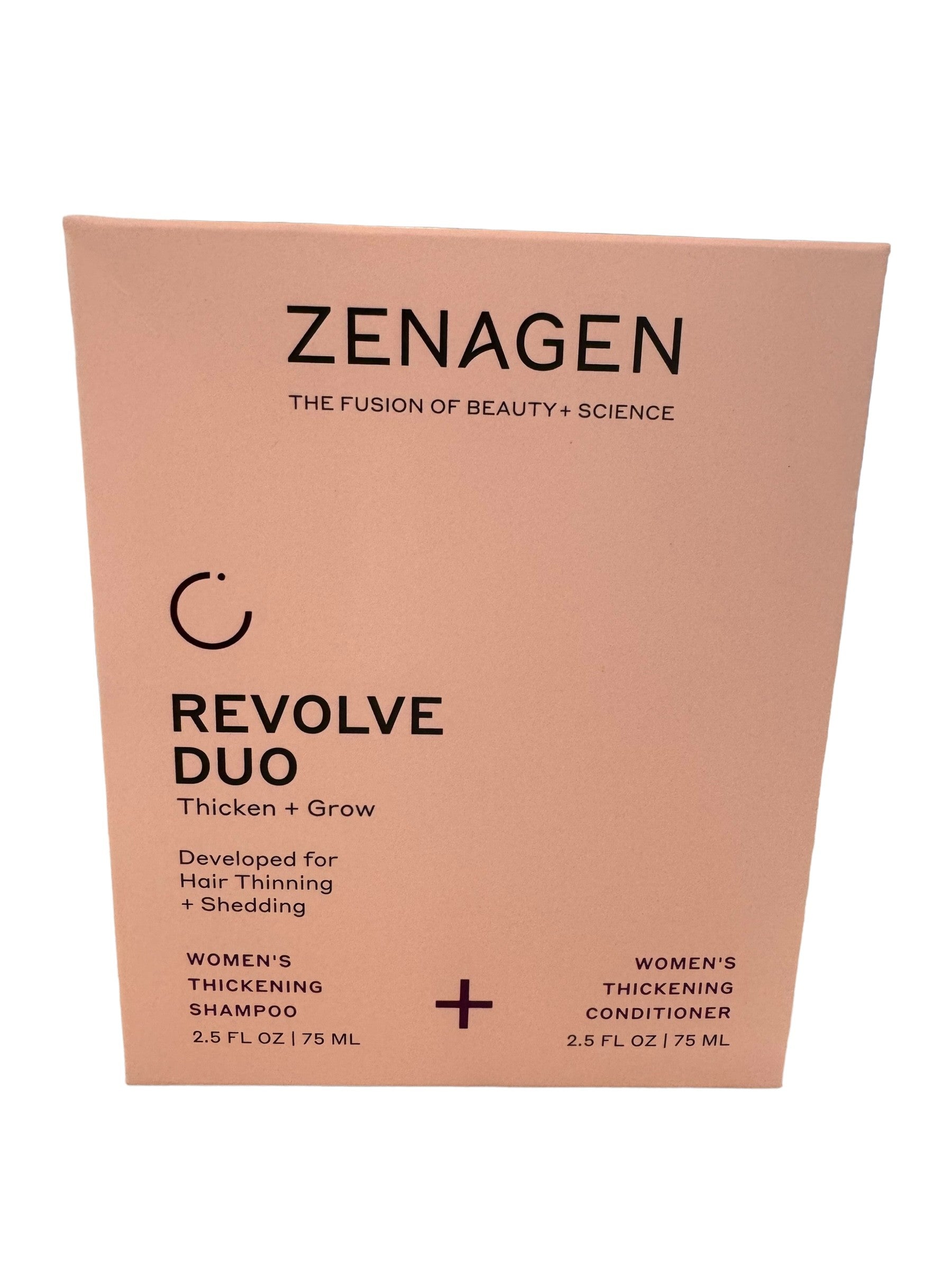 Zenagen Revolve Shampoo Treatment For Women & Thickening Conditioner 2.5 oz - DUO