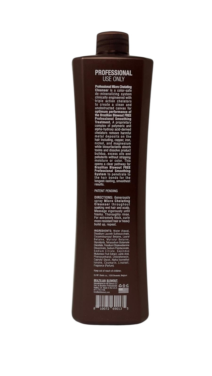 Brazilian Blowout FREE Micro Chelating Cleanser 24 Oz