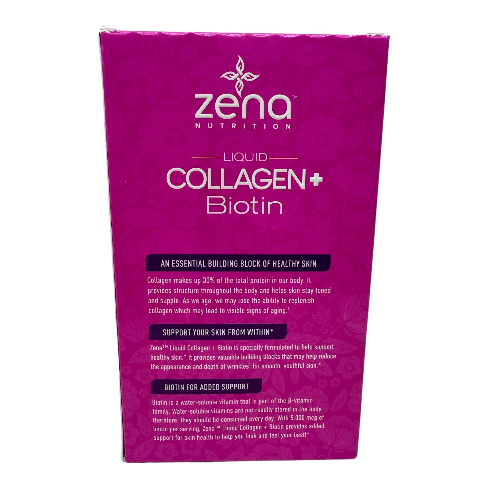 Zena Nutrition Liquid Collagen + Biotin 30 Oz