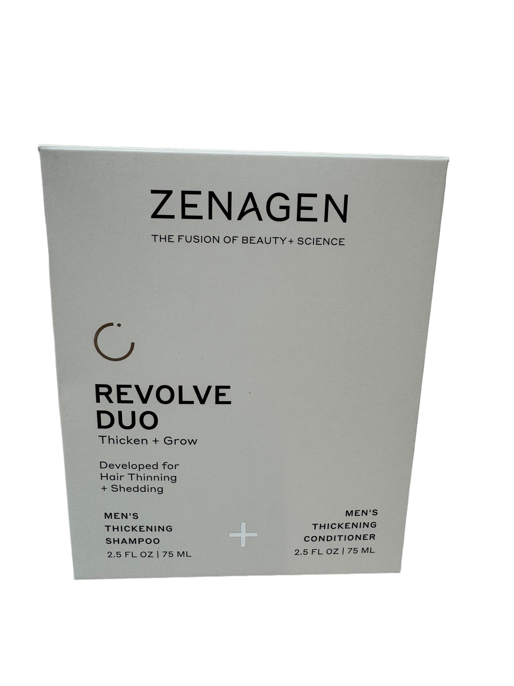 Zenagen Revolve Shampoo Treatment For Men & Thickening Conditioner 2.5 oz - DUO