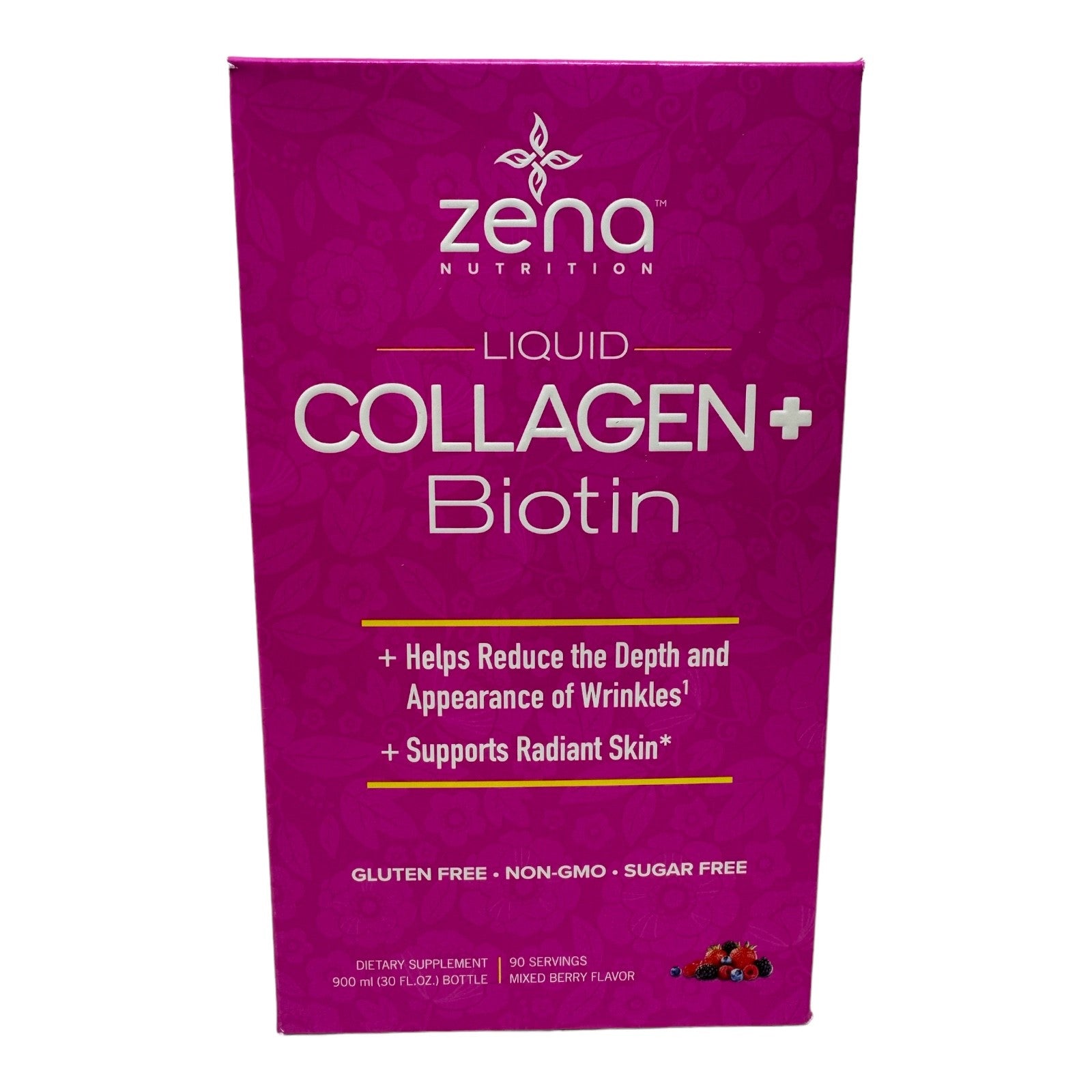 Zena Nutrition Liquid Collagen + Biotin 30 Oz