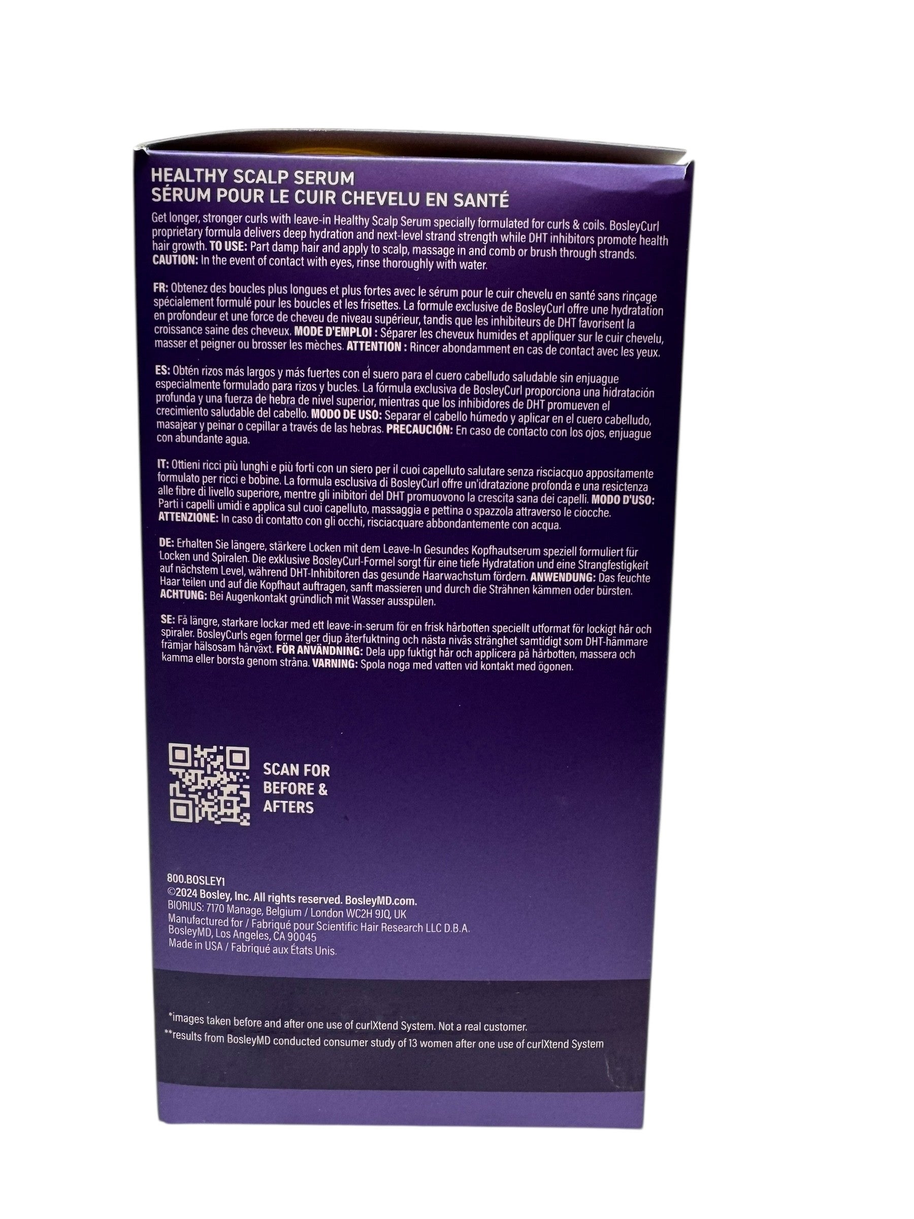 Bosley CURL Tacuma Butter Ultra Hydrating System