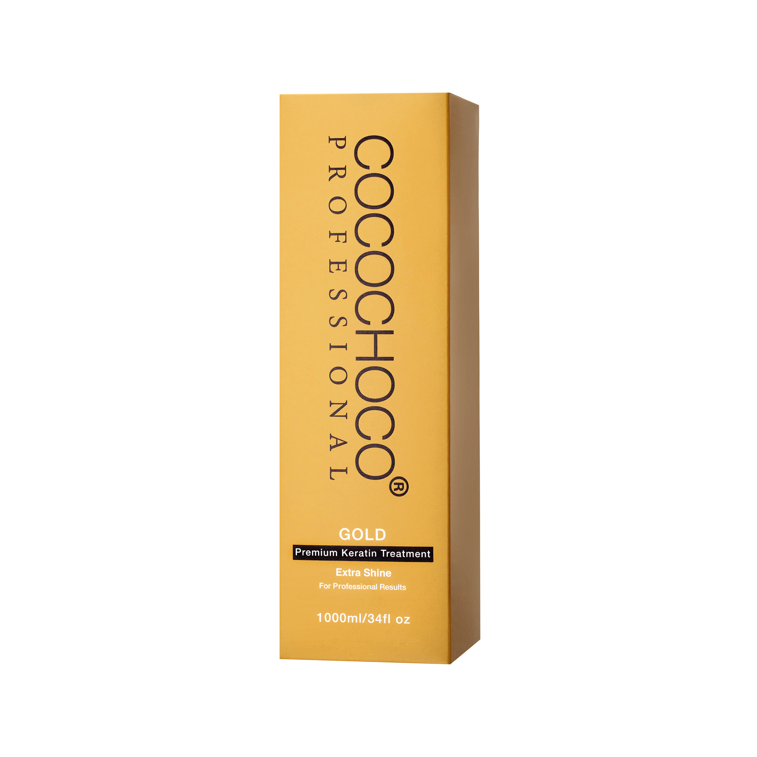 COCOCHOCO Gold keratin hair straightening treatment 34oz - with 24k liquid gold