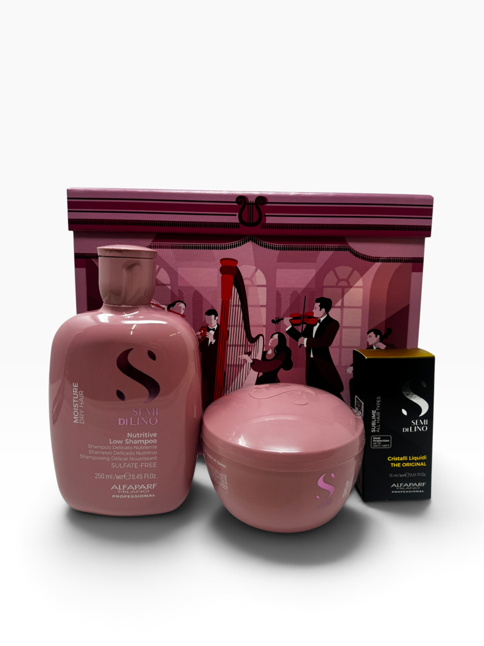 Alfaparf Semi Di Lino Moisture For Dry Hair Holiday Kit