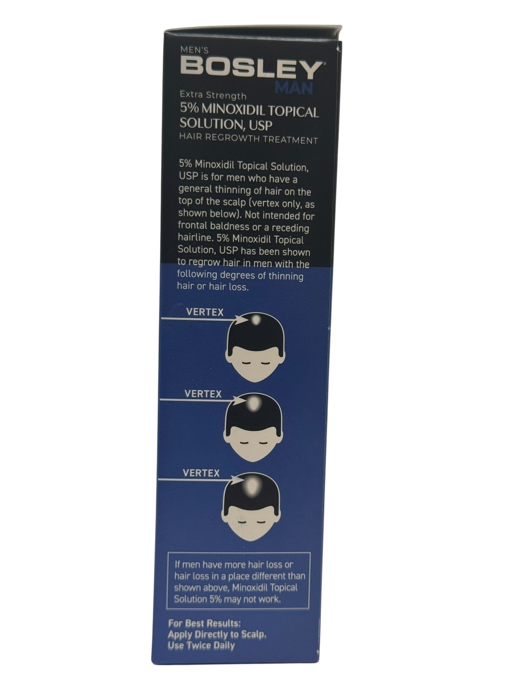 Bosley MAN 5% Minoxidil Topical Solution One Month Supply 2 Oz