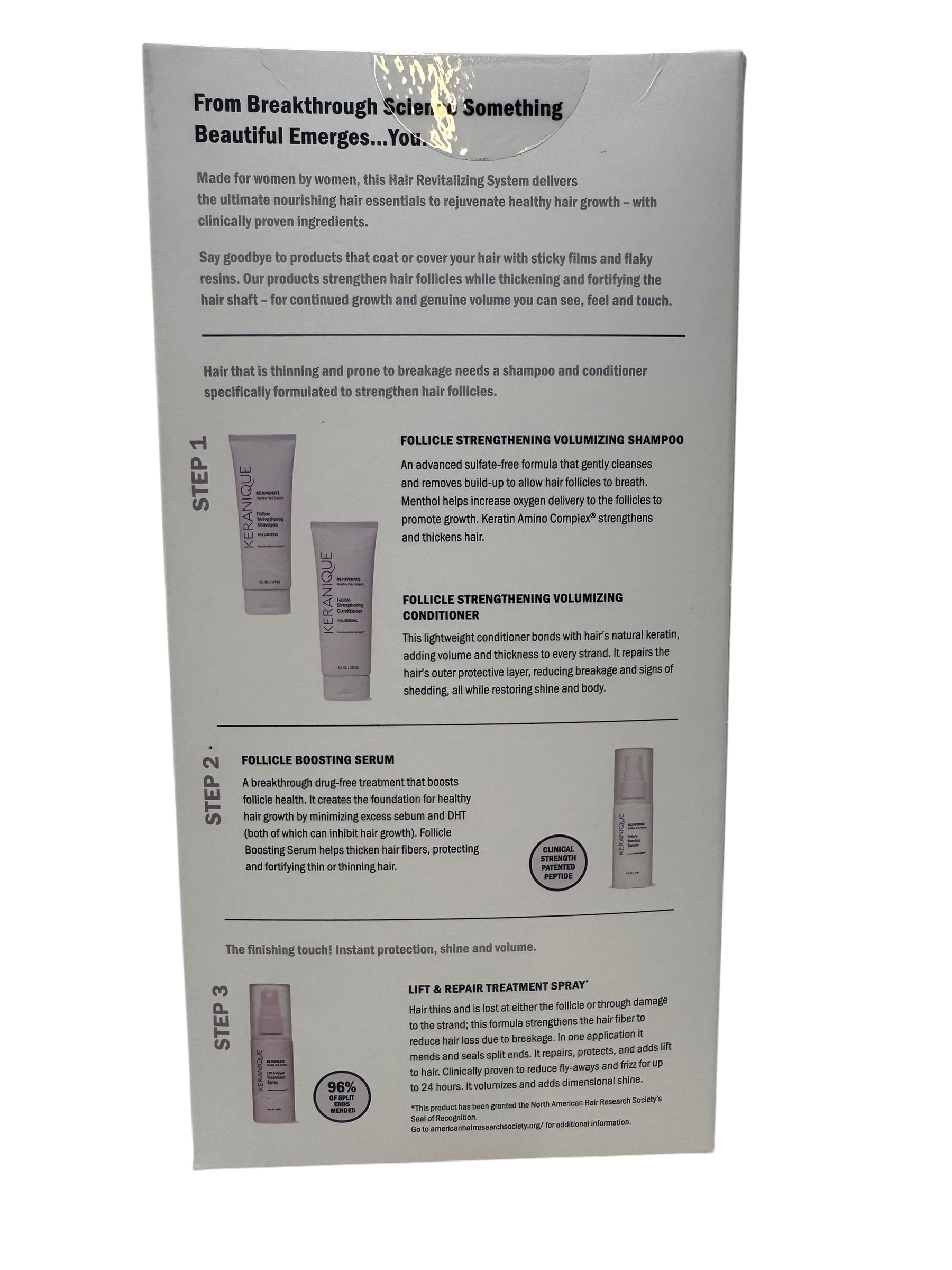 Keranique Volumizing The Ultimate Hair Volumizing System