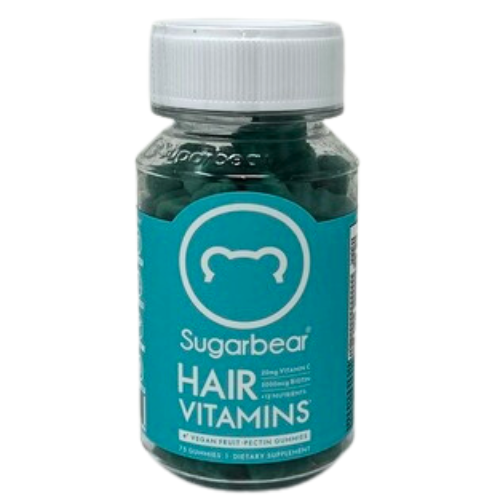 Sugar BearHair Hair Vitamins Vegetarian Gummies 75 Pieces 1 Month Supply