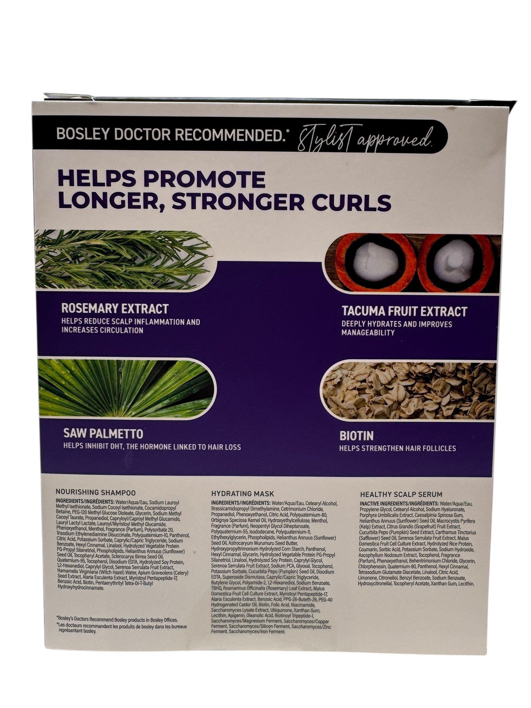 Bosley CURL Tacuma Butter Ultra Hydrating System