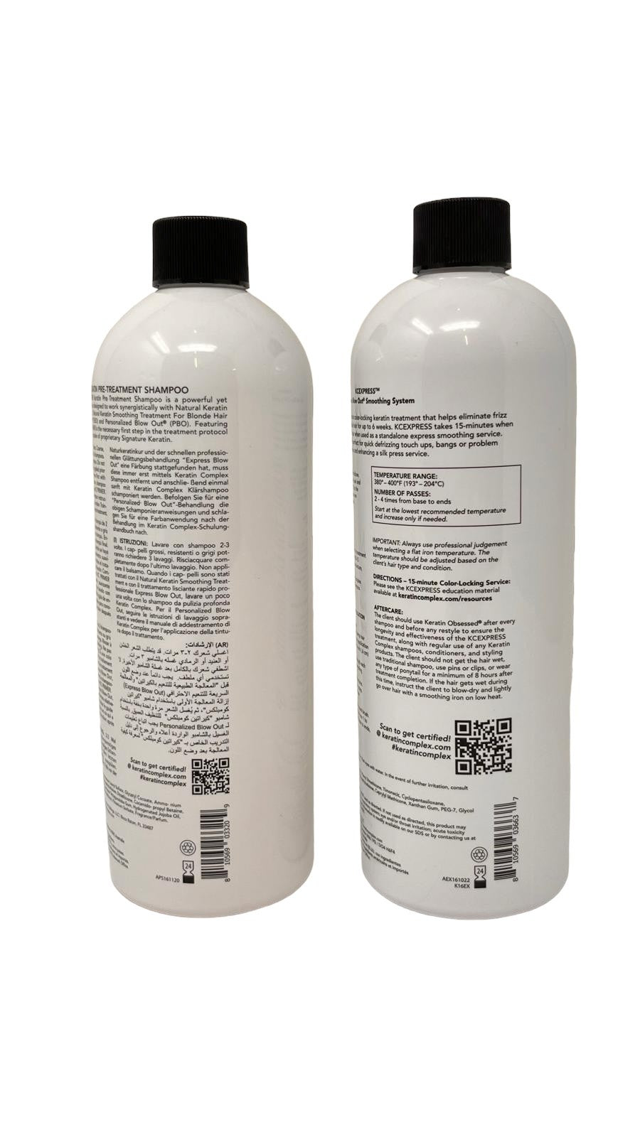 Keratin Complex Express Blow Out Smoothing Treatment 16 oz and Primer Shampoo 16 oz