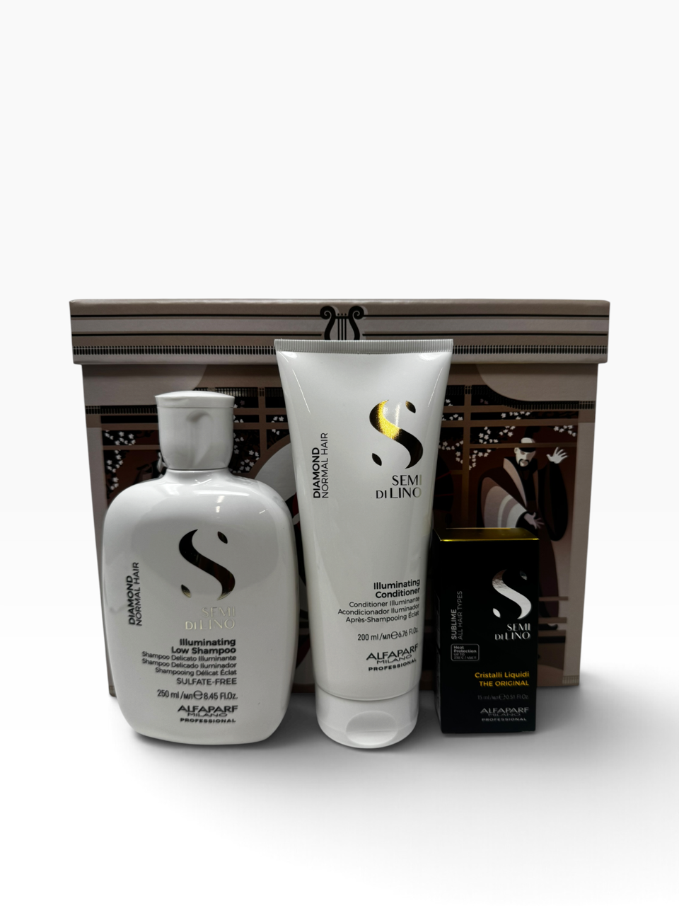 Alfaparf Semi Di Lino Diamond Illuminating Holiday Kit