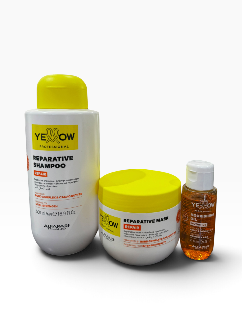AlfaParf Yellow Reparative Holiday Kit Reparative