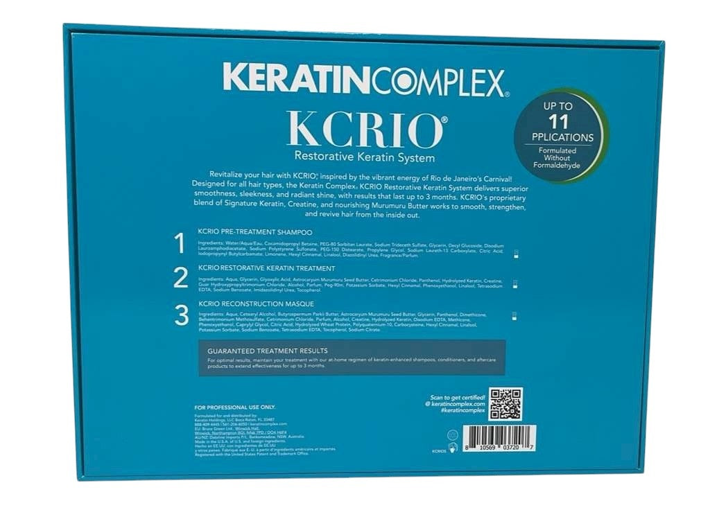 Keratin Complex KCRIO Restorative Keratin System KIT Without Formaldehyde