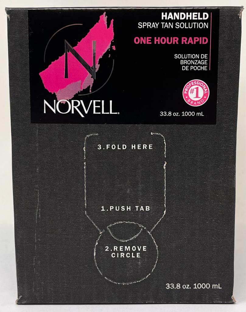 Norvell Handheld One Hour Rapid Spray Tan Solution 33.8 Oz