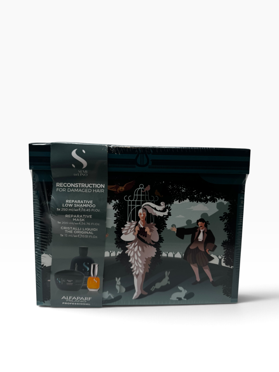 Alfaparf Semi Di Lino Reconstruction For Damaged Hair Holiday Kit