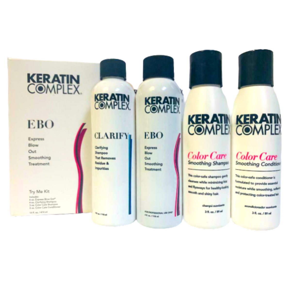 Keratin Complex Express Blow Out Smoothing Treatment Try Me Kit